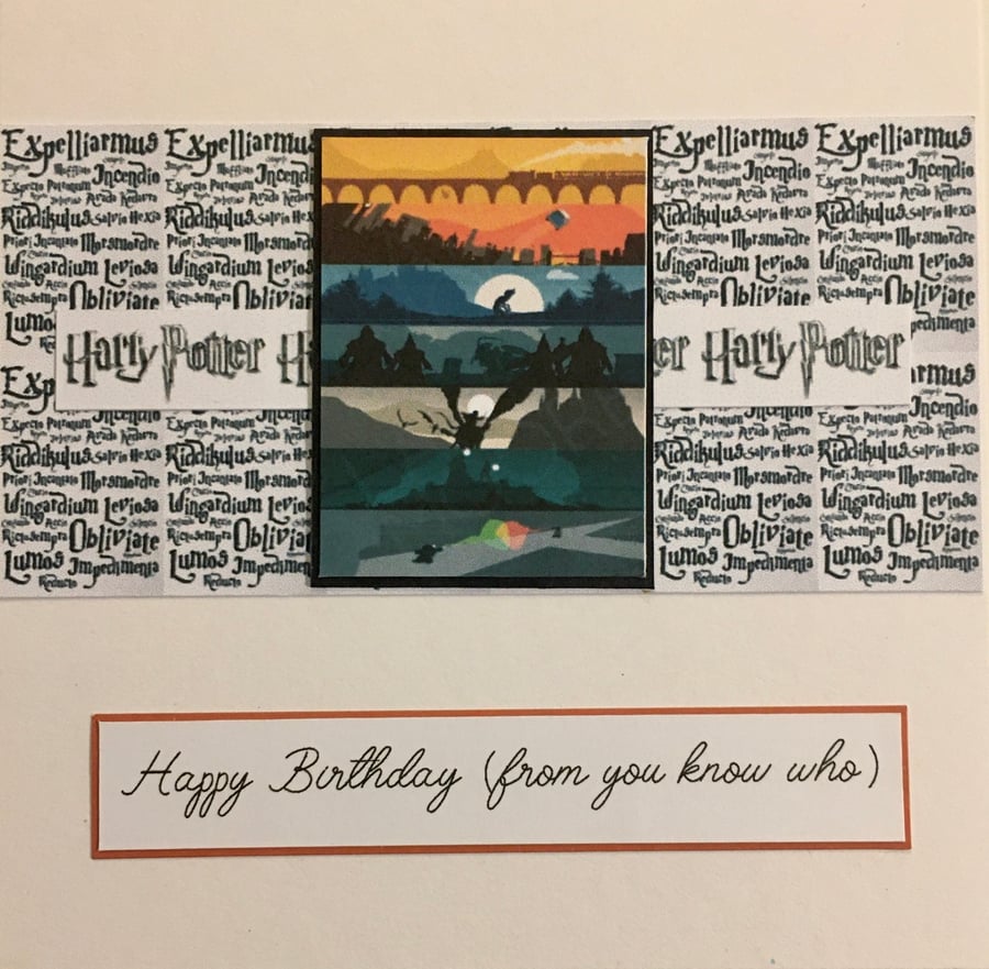 Happy Birthday Card - for a Harry Potter fan