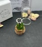 Handmade Sterling Silver Rose Miniature Bell Jar - Image 5