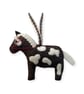Piebald Pony Felt Hanging Decoration - Image 3