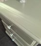 2x Upcycled Sage Green Bedside Cabinets - Image 2
