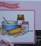 Baking Happy Birthday Card - Image 3