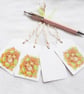 Sleeping Hedgehogs Gift Tags - set of 4 tags - Image 2
