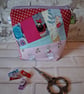 MULTI COLOURED PATCHWORK POUCH - Image 3