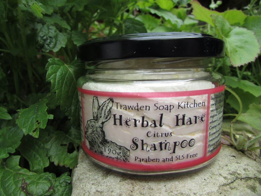 Herbal Hare Citrus Shampoo - Vegan - Cruelty Free - 185g