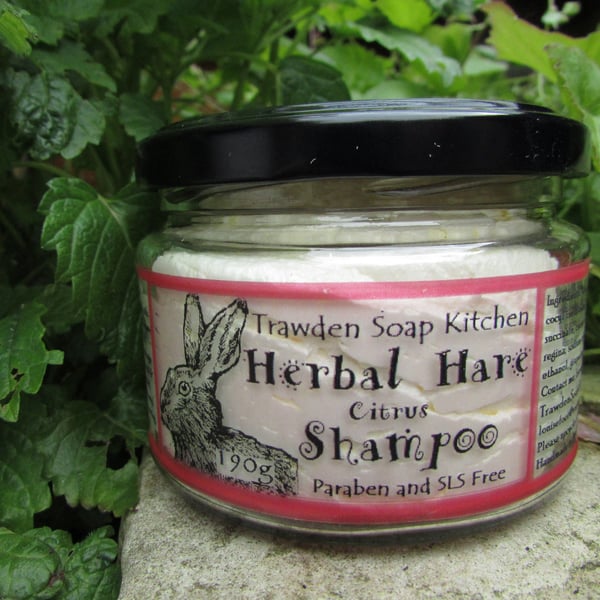 Herbal Hare Citrus Shampoo - Vegan - Cruelty Free - 185g
