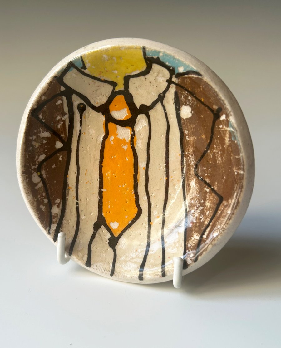 Small Figurative Ceramic Dish