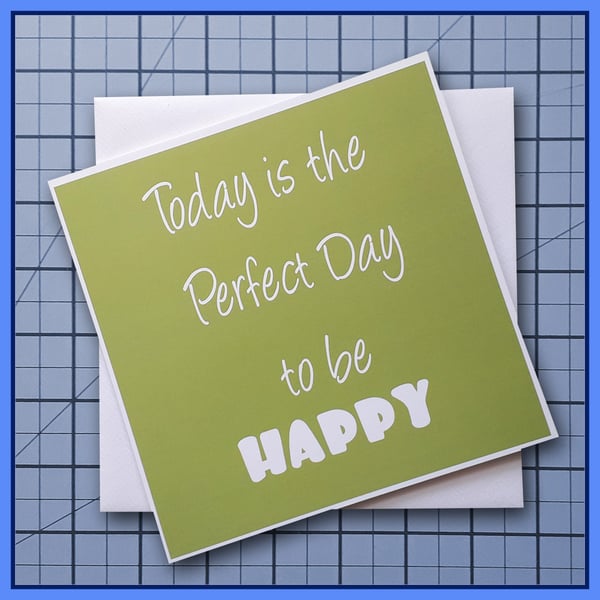 Today is the Perfect Day Greeting Card, fathers day card