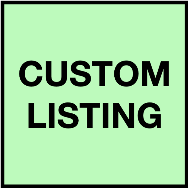 Custom listing for Judy