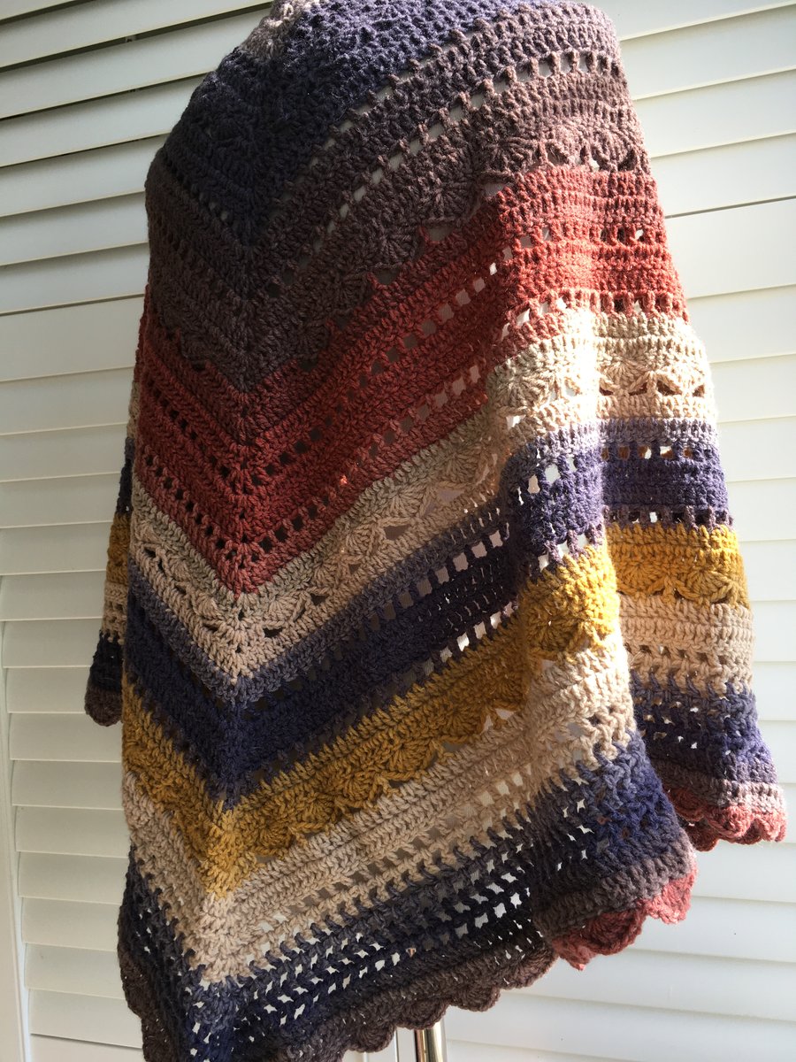 Earthy Hand Crafted Shawl