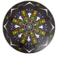 Hand Painted Dot Mandala Canvas Halloween theme