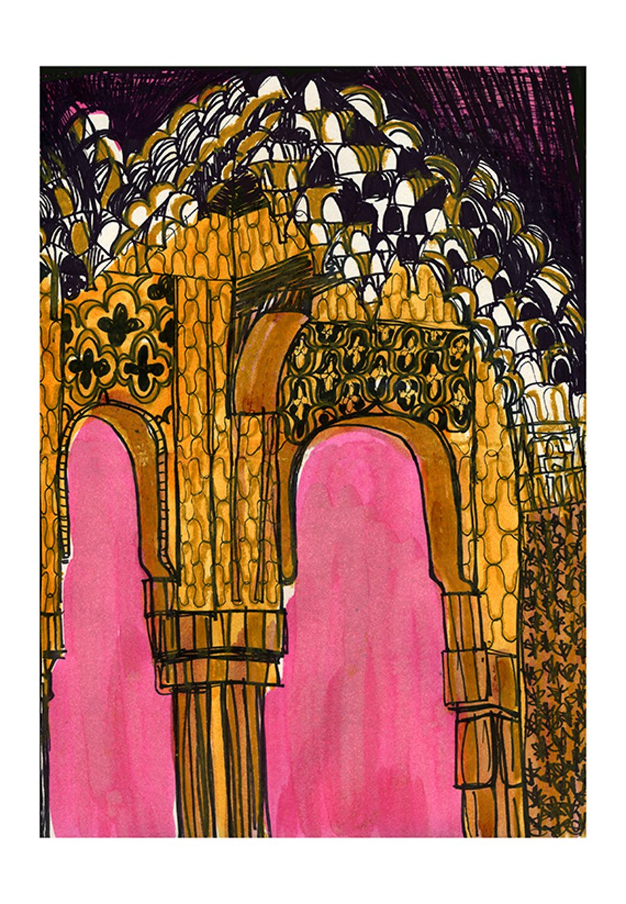 Alhambra Arches Giclee Print