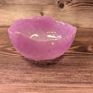 Lavender Speckle Resin Bowl