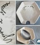 Ceramic spoon rest with lace detail  - Image 4