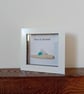 Sea Glass Bird Framed Art: Cornish dialect: 'I'll do it Dreckly'  - Image 3