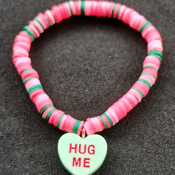 Handmade polymer clay bracelet 