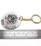 Best Teacher Bird Keyring, Handmade Appreciation Gift 50mm - Image 3