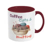 Coffee Cats and Knitting Mug