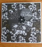 Birthday Card - Monchrome Floral - Have A Wonderful Birthday - Image 4