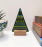 Fused Glass Christmas Tree - Handmade Fused Glass Sculpture - Image 2