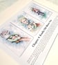 Original hand painted watercolour print of a child holding a fox - Image 3