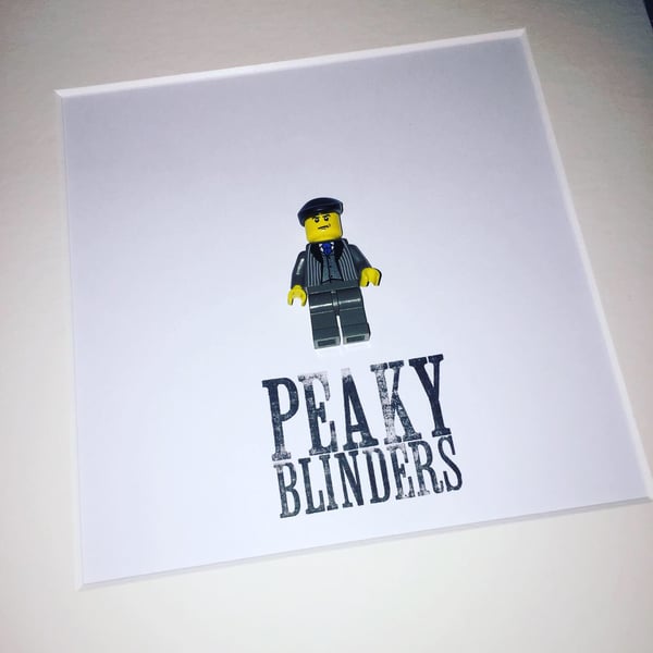 PEAKY BLINDERS - FRAMED CUSTOM LEGO MINIFIGURE