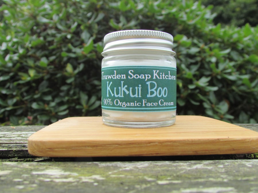 Kukui Boo Face Cream, vegan, cruelty free, organic