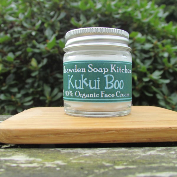 Kukui Boo Face Cream, vegan, cruelty free, organic