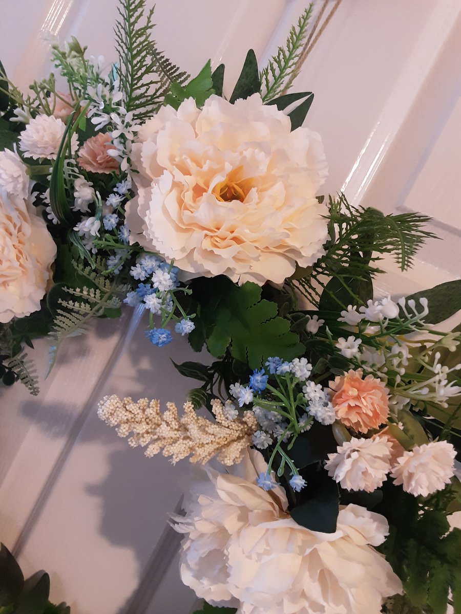 Peace. 56cm wreath. Door wall table grave weddings present 