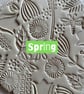 SALE Handmade Spring Ceramic brooch, Hand Made Pottery Badge - Image 9