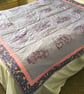 Child’s Quilt and Cushion. Baby’s Play Mat. Toddlers Size Bed Cover. Travel Cot - Image 1