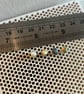 Curated Mixed Metal Mini Stud Set – 4 Unique Earrings - Image 3