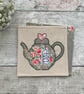 Teapot coaster, gift for a tea lover