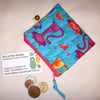Colourful Cats Credit Card/ Coin Purse