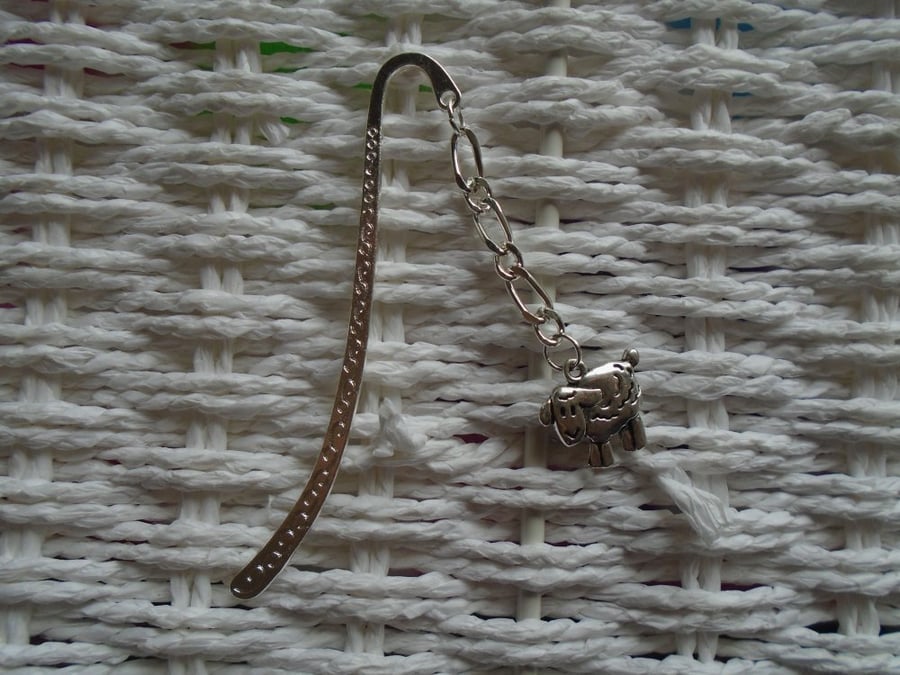 Silver Plated Sheep Bookmark 