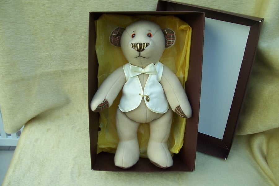 Just For You Bear. Gift for Groom from Bride.