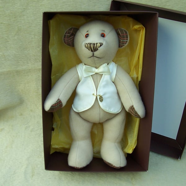 Just For You Bear. Gift for Groom from Bride.