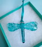 Fused Glass Dragonfly Small
