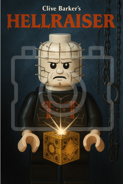 HELLRAISER - LEGO-Inspired A4 Movie Poster Print - Ready to Frame