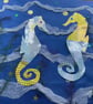Seahorses underwater collage - Image 2