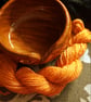 Leo hand spun yarn – wool-silk blend - 85 yards