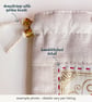 Double Sided Fabric Christmas Gift Bag – Star and Bauble Motif  - Image 5