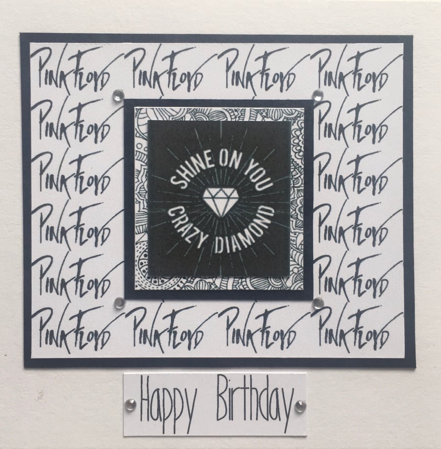 Happy Birthday Card - for a Pink Floyd fan