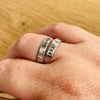 Stamped wrap ring