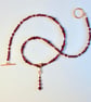 Garnet & Rose Vermeil Necklace, January Birthday, Anniversary, Gifts For Her - Image 4