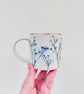 Botanical mug with gold rim  - Image 3
