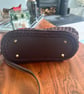 Black and Brown Striped Small Tote - Image 3