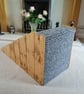 40cm H x 80xm L Wood Clad Pet Ramp with Grey Carpet - Image 3