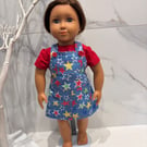 Dolls Bright Star Pinafore Outfit