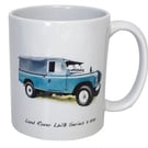 Land Rover LWB Series 3 1971 - 11oz Ceramic Mug - The Farmer's Friend