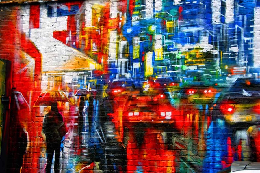 Graffiti Street Art Camden Town London Photograph Print